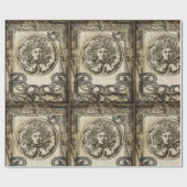 Medusa Manuscript Wrapping Paper Cadeaupapier (Vlak)