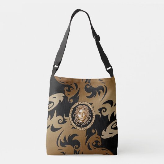 Medusa Medallion, Cross Body Bag Crossbody Tas (Achterkant)