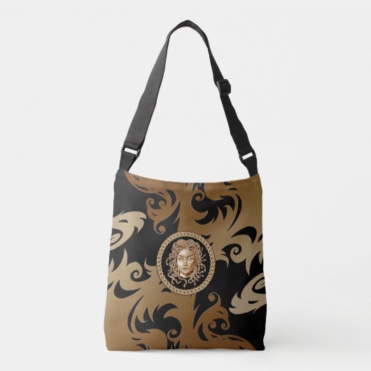 Medusa Medallion, Cross Body Bag Crossbody Tas (Voorkant)