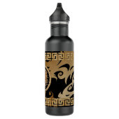 Medusa Medallion Gold Roestvrij stalen flesje Waterfles (Rechts)