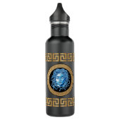 Medusa Medallion Gold Waterfles (Links)