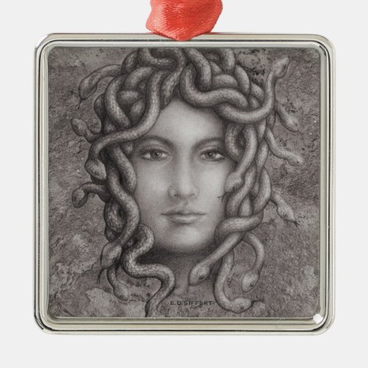 Medusa Metalen Ornament (Voorkant)