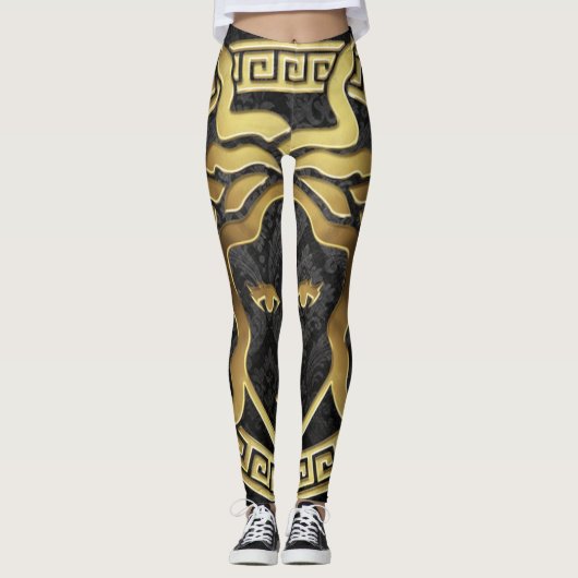 Medusa Metallica Leggings (Voorkant)