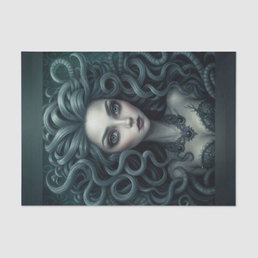 Medusa mythisch ontkoppelingspapier tissuepapier (Voorkant)