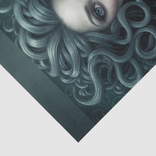 Medusa mythisch ontkoppelingspapier tissuepapier (Detail)
