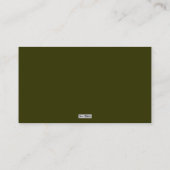 Medusa over de rotsen visitekaartje (Achterkant)