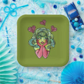 Medusa Papieren Bordje (Feest)
