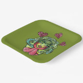 Medusa Papieren Bordje (Gebogen)