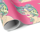 Medusa-Pop Cadeaupapier (Rol Hoek)