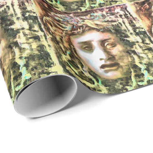 Medusa Portret van een Gorgon Cadeaupapier (Rol Hoek)