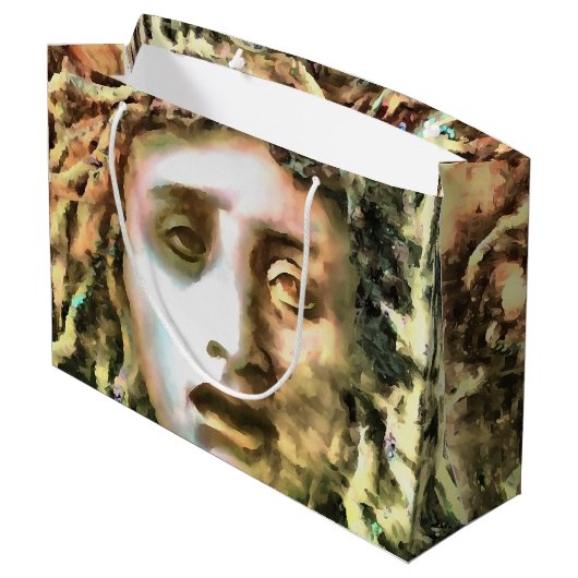 Medusa Portret van een Gorgon Groot Cadeauzakje (Achterkant Gekanteld)