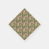 Medusa Portret van een Gorgon Servet (Hoek)