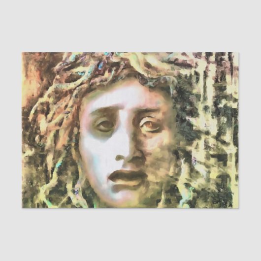 Medusa Portret van een Gorgon Tissuepapier (Voorkant)