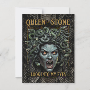 Medusa Queen of Stone Briefkaart