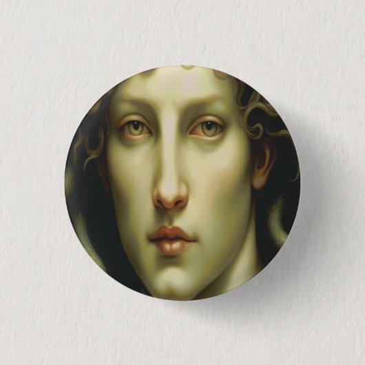 Medusa Renaissance stijl Ronde Button 3,2 Cm (Voorkant)