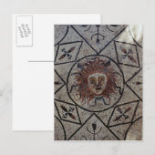 Medusa, Romeins mozaïek uit het huis van Orpheus Briefkaart (Voorkant / Achterkant)
