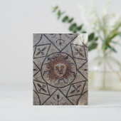 Medusa, Romeins mozaïek uit het huis van Orpheus Briefkaart (Staand voorkant)