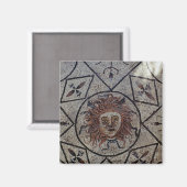 Medusa, Romeins mozaïek uit het huis van Orpheus Magneet (Voorkant / Achterkant)