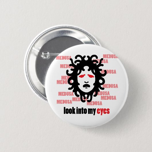 Medusa Ronde Button 5,7 Cm (Voorkant /achterkant)