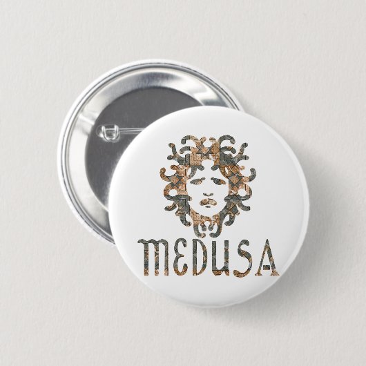 Medusa Ronde Button 5,7 Cm (Voorkant /achterkant)