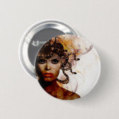 Medusa Ronde Button 5,7 Cm (Voorkant /achterkant)