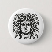 Medusa Ronde Button 5,7 Cm (Voorkant)