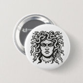 Medusa Ronde Button 5,7 Cm (Voorkant /achterkant)