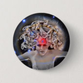 Medusa Ronde Button 5,7 Cm (Voorkant)