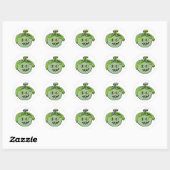 Medusa Ronde Sticker (Vel)