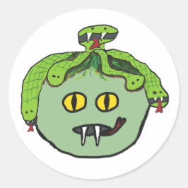 Medusa Ronde Sticker