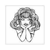 Medusa Rubberstempel (Afrduk)