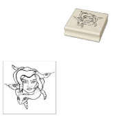 Medusa Rubberstempel (Gestempeld)
