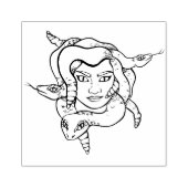 Medusa Rubberstempel (Afrduk)