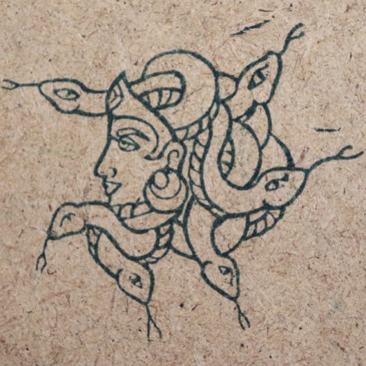 Medusa Rubberstempel