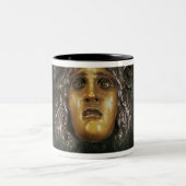 Medusa-schild Tweekleurige Koffiemok (Center)