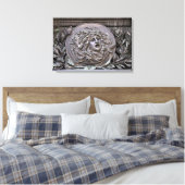 Medusa-schild van Athena Canvas Afdruk (Insitu (Slaapkamer))