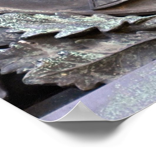 Medusa-schild van Athena Poster (Hoek)