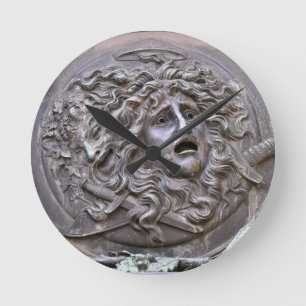 Medusa-schild van Athena Ronde Klok