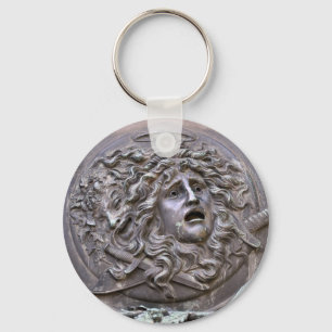 Medusa-schild van Athena Sleutelhanger