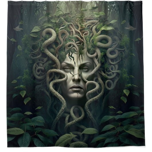 Medusa Shower Curtain Douchegordijn (Voorkant)