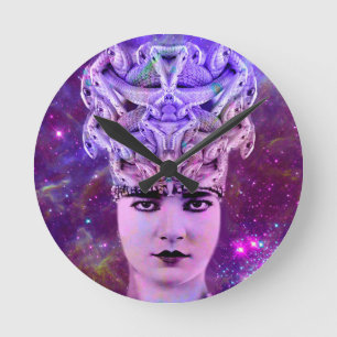 Medusa Slangenvrouw Ronde Klok
