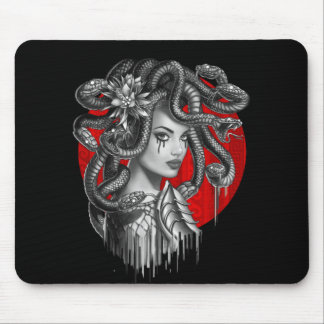MEDUSA - Snake Head Girl uit het Tattoo van de Gri Muismat