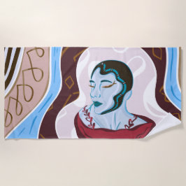 Medusa Snake Lady - Half-Lady Half-Snake Strandlaken