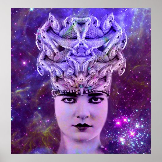 Medusa Snake Woman Poster (Voorkant)