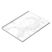 Medusa spiraal notebook- poseer voor de camera. notitieboek (Linkerzijde)