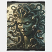 Medusa staat van de dood hoofd van slangen fleece deken (Voorkant)