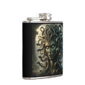Medusa staat van de dood hoofd van slangen heupfles (Rechts)