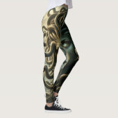 Medusa staat van de dood hoofd van slangen leggings (Rechts)