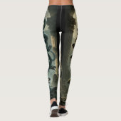 Medusa staat van de dood hoofd van slangen leggings (Achterkant)