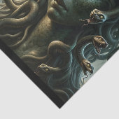 Medusa staat van de dood hoofd van slangen tissuepapier (Detail)